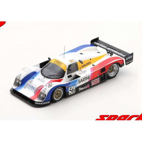 Cougar Porsche C28 LM 56 24 Heures du Mans 1992 Spark S3542