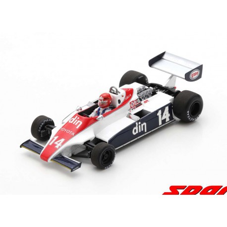 Ensign N180B n14 Eliseo Salazar 1981 F1 6ème Grand Prix des Pays Bas Spark S3948