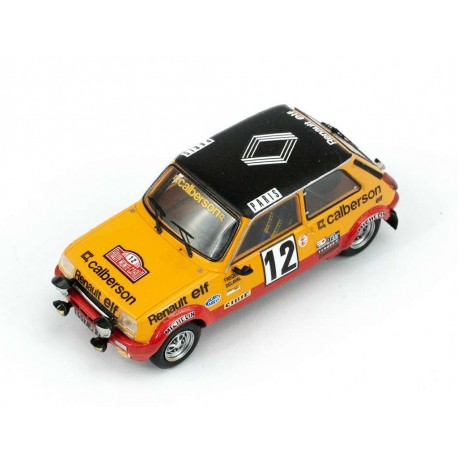 Renault 5 Alpine Gr2 12 3ème Rallye Monte Carlo 1978 Frequelin - Delaval Spark S6035