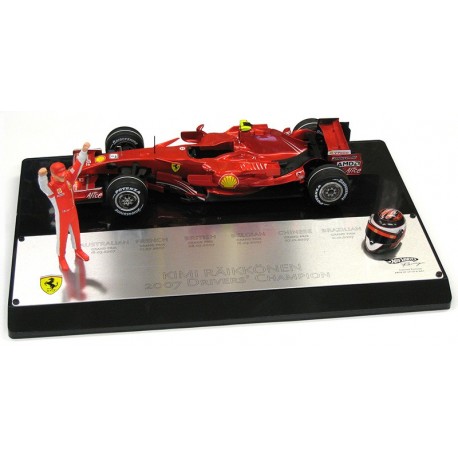 Ferrari F2007 F1 Brésil 2007 Kimi Raikkonen Hotwheels MM0551