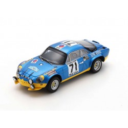 Alpine A110 71 Winner Rallye Criterium des Cevennes 1971 Darniche - Mahe Spark SF135