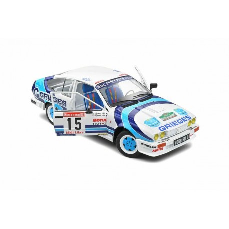 Alfa Romeo Alfetta GTV6 15 Rallye des Garrigues 1986 Rigollet - Bathelot Solido S1802305