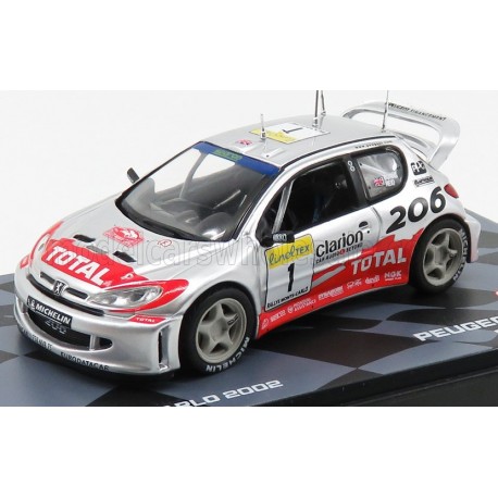 Peugeot 206 WRC 1 Rallye Monte Carlo 2002 Burns - Reid Edicola RMIT025