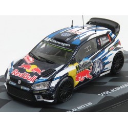 Volkswagen Polo WRC 1 Winner Rallye Monte Carlo 2016 Ogier - Ingrassia Edicola RMIT001
