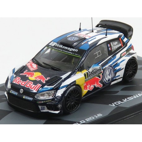 Volkswagen Polo WRC 1 Winner Rallye Monte Carlo 2016 Ogier - Ingrassia Edicola RMIT001