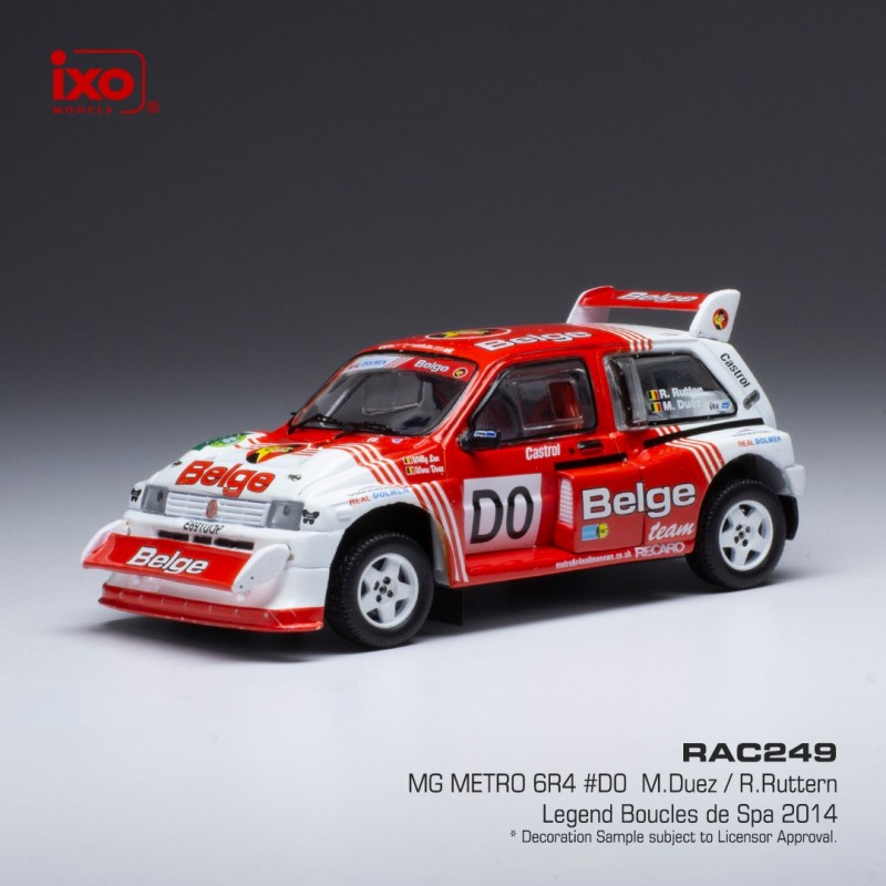 Ixo 1/43 RAC249 - MG Metro 6R4 - Legend Boucles De Spa 2014 - Miniature Occasion