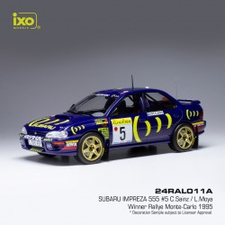 Subaru Impreza WRC 5 Rallye Monte Carlo 1995 Sainz - Moya IXO 24RAL011A