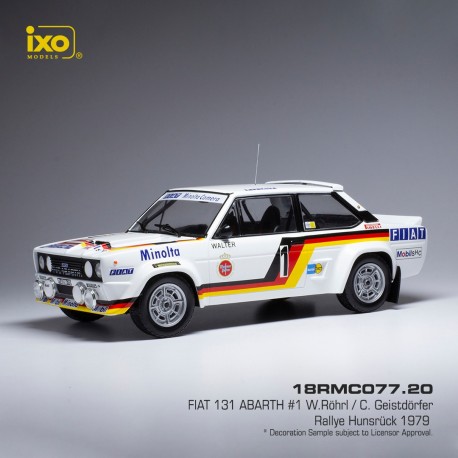 Fiat 131 Abarth 1 Rallye Hunsruck 1979 Rohrl - Geistdorfer IXO 18RMC077