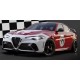 Alfa Romeo Guilia GTAm Racing n 99 2020 Red White Bburago BU01449