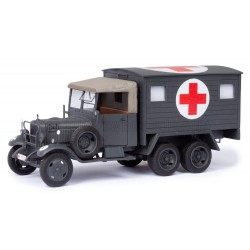Mercedes Benz G3A SD.KFZ 70 Wermacht Truck Ambulance German Army WWII 1935 Green Esval Model EMGEMB43038E