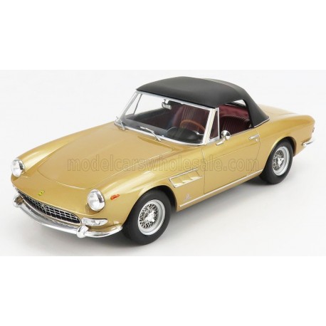 Ferrari 275 GTS Pininfarina Spider with removable soft top 1964 Gold KK Scale KKDC180248