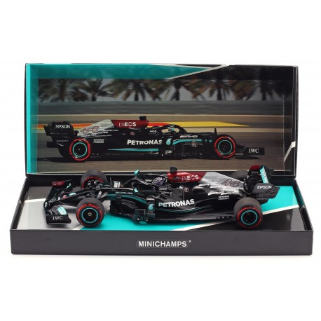 Mercedes AMG F1 W12 E Performance 44 F1 Bahrain 2021 Lewis Hamilton Minichamps 113210144