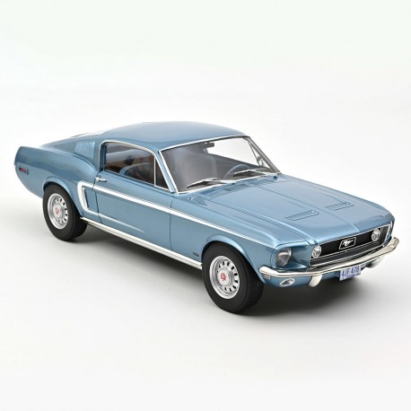 Ford Mustang Fastback GT 1968 Blue Norev 122703