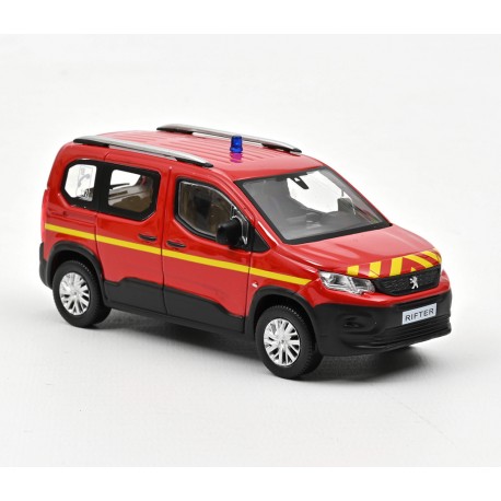 Peugeot Rifter Pompiers 2019 Red Yellow Norev 479069