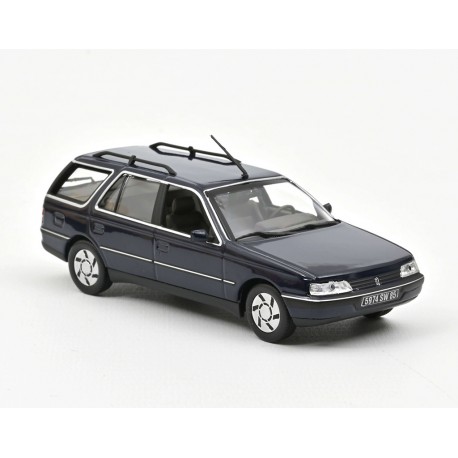 Peugeot 405 Break 1991 Dark Blue Norev 474556