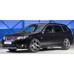 Saab 9-3 Turbo X Sportcombi 2008 Black DNA Collectibles DNA000101