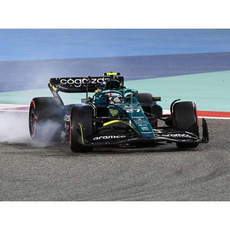 Aston Martin Mercedes AMR22 27 Nico Hulkenberg F1 Grand Prix de Bahrain 2022 Minichamps 117220127