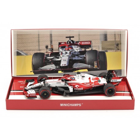 Alfa Romeo Ferrari C41 7 F1 Grand Prix de Bahrain 2021 Kimi Raikkonen Minichamps 147210107