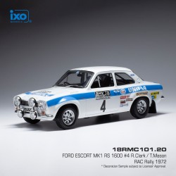 Ford Escort MKI RS 1600 4 RAC Rally 1972 Clark - Mason IXO 18RMC101