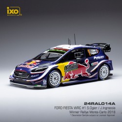 Ford Fiesta WRC 1 Rallye Monte Carlo 2018 Ogier - Ingrassia IXO 24RAL014A