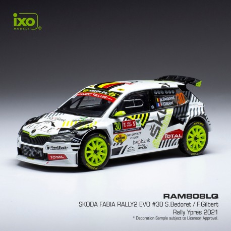 Skoda Fabia Rally2 EVO 30 Rallye d'Ypres 2021 Bedoret - Gilbert IXO RAM808