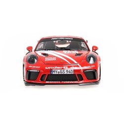 Porsche 911 991.2 GT3RS 2019 Indischrot Getspeed Race Taxi Minichamps 155068227