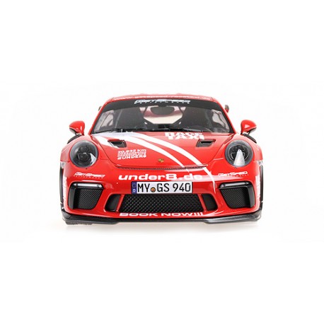 Porsche 911 991.2 GT3RS 2019 Indischrot Getspeed Race Taxi Minichamps 155068227