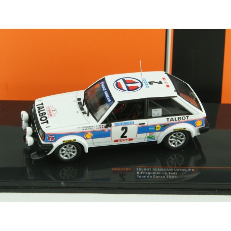 Talbot Sunbeam Lotus 2 Rallye Tour de Corse 1981 Frequelin - Todt IXO RAC370A