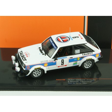 Talbot Sunbeam Lotus 9 Rallye Tour de Corse 1981 Toivonen - Gallagher IXO RAC370B