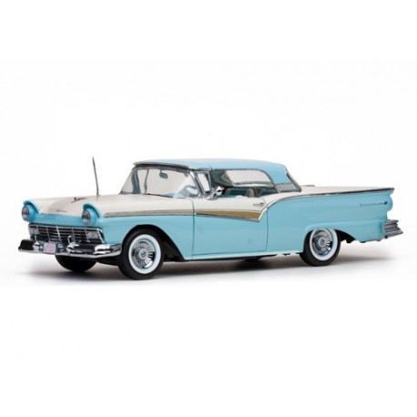 Ford Fairlane 500 1957 Bleue Sunstar SS1337
