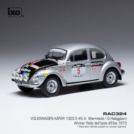 VW Krafer 1302 S 5 Rallye Elba 1973 Warmbold - Haagbom IXO RAC324