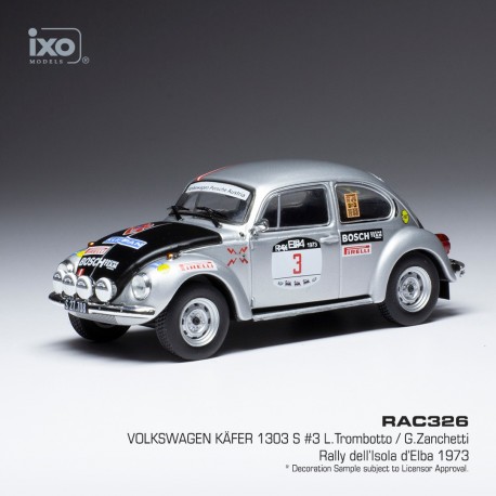 VW Krafer 1302 S 3 Rallye Elba 1973 Trombotto - Zanchetti IXO RAC326