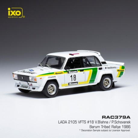 Lada 2105 VFTS 18 Rallye Barum 1986 Blahna - Schovanek IXO RAC379A
