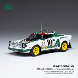 Lancia Stratos HF 10 Rallye Monte Carlo 1976 Munari - Maiga IXO RAC380A