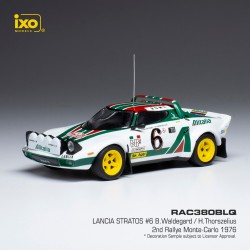 Lancia Stratos HF 6 Rallye Monte Carlo 1976 Waldegard - Thorszelius IXO RAC380B