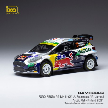 Ford Fiesta R5 MKII 21 Rallye de Finland 2021 Fourmaux - Jamoul IXO RAM800