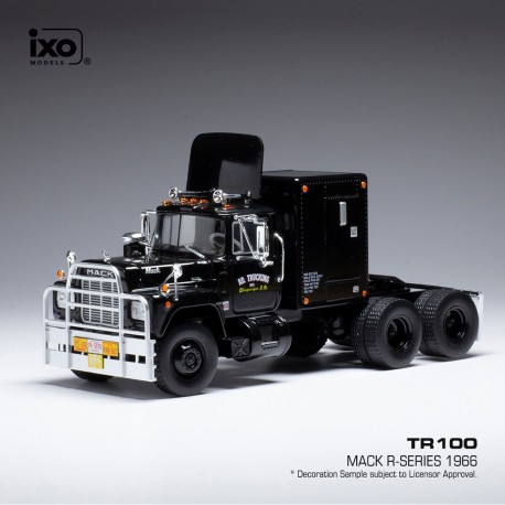 Mack R-series with rear cabin 1966 Black IXO TR100