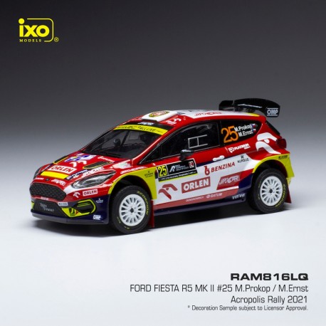Ford Fiesta R5 MKII 25 Rallye de l'Acropole 2021 Prokop - Ernst IXO RAM816