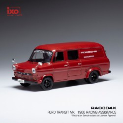 Ford Transit Mk1 Porsche racing service Assistance Van Rallye 1966 IXO RAC384X