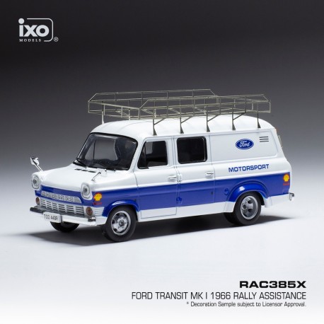 Ford Transit Mk1 Ford Motorsport Assistance Van Rallye 1966 IXO RAC385X