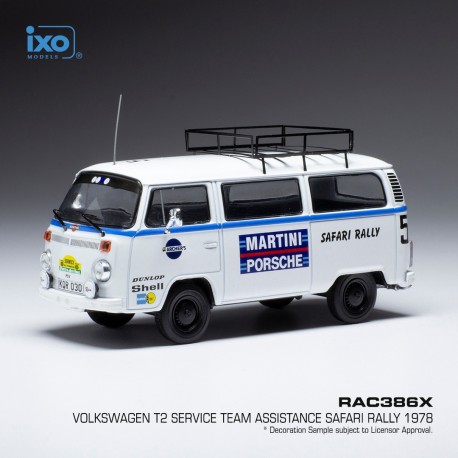 Volkswagen VW LT 28 assistance rallye Martini Racing au 1:43 de IXO