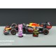 Red Bull Honda RB16B 33 F1 Winner Abu Dhabi World Champion 2021 Max Verstappen avec pitboards Spark S7861