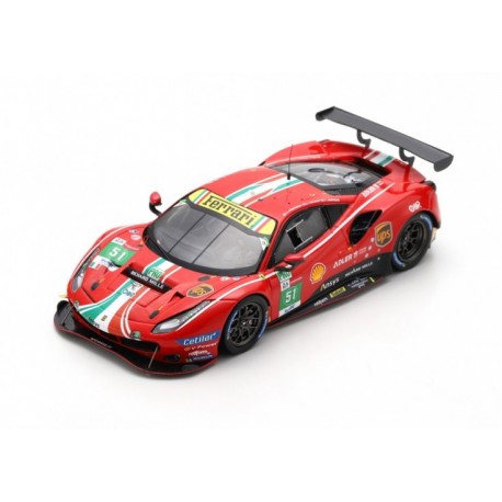 Ferrari 488 GTE EVO 51 24 Heures du Mans LMGTE Pro 2021 Winner LMGTE Pro Class Looksmart LSLM121