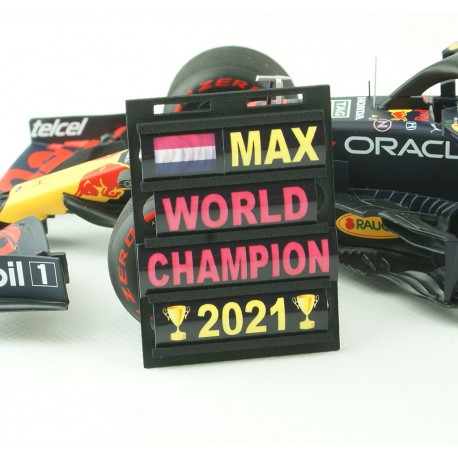 Pitboard 1/18 Formula 1 PBMV01