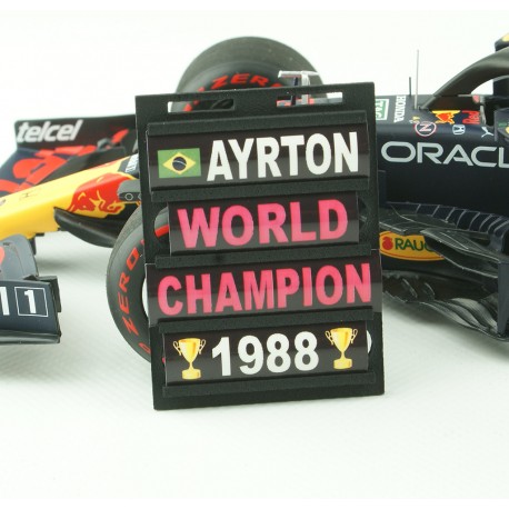 Pitboard 1/18 Formula 1 PBAS01