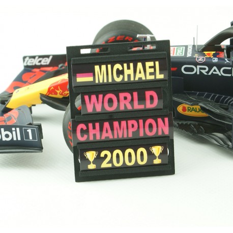 Pitboard 1/18 Formula 1 PBMS01