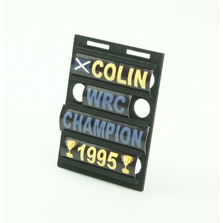 Pitboard 1/18 Rallye PBCM01