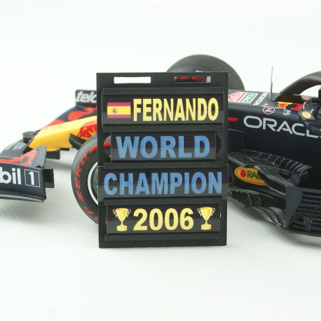 Pitboard 1/18 Formula 1 PBALO03
