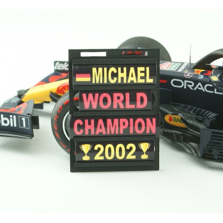 Pitboard 1/18 Formula 1 PBMS03