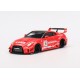 Nissan GT 35GT-RR V1 LB Works Red Black Truescale TSMV0010
